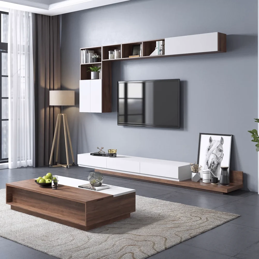 TV TABLE +COFEE TABLE